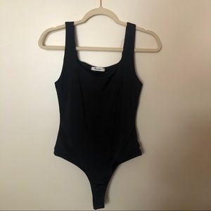 [Mikey & Joey] Black Tank Top Bodysuit
